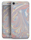 Marbleized Swirling Fun Coral - Skin-kit for the iPhone 8 or 8 Plus