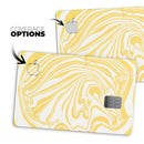 Marbleized Swirling Gold - Premium Protective Decal Skin-Kit for the Apple Credit Card