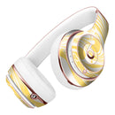 Marbleized Swirling Gold Full-Body Skin Kit for the Beats by Dre Solo 3 Wireless Headphones