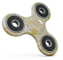 Marbleized Swirling Gold Full-Body Fidget Spinner Skin-Kit