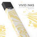 Marbleized Swirling Gold - Premium Decal Protective Skin-Wrap Sticker compatible with the Juul Labs vaping device