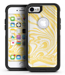 Marbleized Swirling Gold - iPhone 7 or 7 Plus Commuter Case Skin Kit