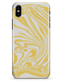 Marbleized Swirling Gold - iPhone X Clipit Case