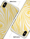 Marbleized Swirling Gold - iPhone X Clipit Case