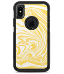 Marbleized Swirling Gold - iPhone X OtterBox Case & Skin Kits