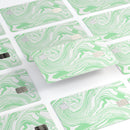 Marbleized Swirling Green - Premium Protective Decal Skin-Kit for the Apple Credit Card