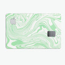 Marbleized Swirling Green - Premium Protective Decal Skin-Kit for the Apple Credit Card