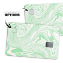 Marbleized Swirling Green - Premium Protective Decal Skin-Kit for the Apple Credit Card