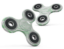 Marbleized Swirling Green Full-Body Fidget Spinner Skin-Kit