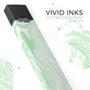 Marbleized Swirling Green - Premium Decal Protective Skin-Wrap Sticker compatible with the Juul Labs vaping device