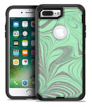 Marbleized Swirling Green and Gray - iPhone 7 Plus/8 Plus OtterBox Case & Skin Kits