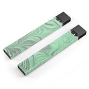 Marbleized Swirling Green and Gray - Premium Decal Protective Skin-Wrap Sticker compatible with the Juul Labs vaping device