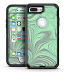Marbleized Swirling Green and Gray - iPhone 7 Plus/8 Plus OtterBox Case & Skin Kits