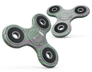 Marbleized Swirling Green and Gray v4 Full-Body Fidget Spinner Skin-Kit