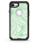 Marbleized Swirling Green - iPhone 7 or 8 OtterBox Case & Skin Kits