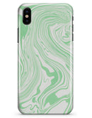 Marbleized Swirling Green - iPhone X Clipit Case