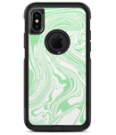 Marbleized Swirling Green - iPhone X OtterBox Case & Skin Kits