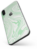 Marbleized Swirling Green - iPhone X Skin-Kit