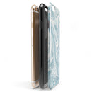 Marbleized Swirling Hard Mint iPhone 6/6s or 6/6s Plus 2-Piece Hybrid INK-Fuzed Case