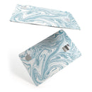 Marbleized Swirling Hard Mint - Premium Protective Decal Skin-Kit for the Apple Credit Card