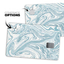 Marbleized Swirling Hard Mint - Premium Protective Decal Skin-Kit for the Apple Credit Card