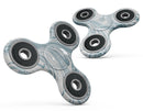 Marbleized Swirling Hard Mint Full-Body Fidget Spinner Skin-Kit