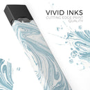 Marbleized Swirling Hard Mint - Premium Decal Protective Skin-Wrap Sticker compatible with the Juul Labs vaping device