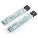 Marbleized Swirling Hard Mint - Premium Decal Protective Skin-Wrap Sticker compatible with the Juul Labs vaping device
