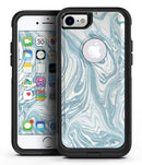 Marbleized Swirling Hard Mint - iPhone 7 or 7 Plus Commuter Case Skin Kit