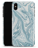 Marbleized Swirling Hard Mint - iPhone X Clipit Case