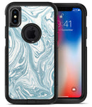 Marbleized Swirling Hard Mint - iPhone X OtterBox Case & Skin Kits