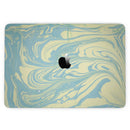 MacBook Pro with Touch Bar Skin Kit - Marbleized_Swirling_Mint_and_Yellow-MacBook_13_Touch_V3.jpg?