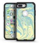 Marbleized Swirling Mint and Yellow - iPhone 7 Plus/8 Plus OtterBox Case & Skin Kits