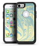 Marbleized Swirling Mint and Yellow - iPhone 7 or 8 OtterBox Case & Skin Kits