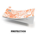 Marbleized Swirling Orange - Premium Protective Decal Skin-Kit for the Apple Credit Card