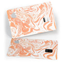 Marbleized Swirling Orange - Premium Protective Decal Skin-Kit for the Apple Credit Card