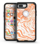 Marbleized Swirling Orange - iPhone 7 Plus/8 Plus OtterBox Case & Skin Kits