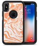 Marbleized Swirling Orange - iPhone X OtterBox Case & Skin Kits