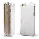 Marbleized Swirling Pink Border v5 iPhone 6/6s or 6/6s Plus 2-Piece Hybrid INK-Fuzed Case
