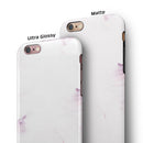 Marbleized Swirling Pink Border v5 iPhone 6/6s or 6/6s Plus 2-Piece Hybrid INK-Fuzed Case