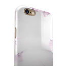 Marbleized Swirling Pink Border v5 iPhone 6/6s or 6/6s Plus 2-Piece Hybrid INK-Fuzed Case