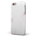Marbleized Swirling Pink Border v5 iPhone 6/6s or 6/6s Plus 2-Piece Hybrid INK-Fuzed Case