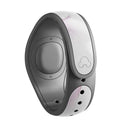 Marbleized Swirling Pink Border v5 - Decal Skin Wrap Kit for the Disney Magic Band