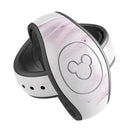 Marbleized Swirling Pink Border v5 - Decal Skin Wrap Kit for the Disney Magic Band