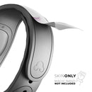 Marbleized Swirling Pink Border v5 - Decal Skin Wrap Kit for the Disney Magic Band