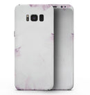 Marbleized Swirling Pink Border v5 - Samsung Galaxy S8 Full-Body Skin Kit