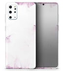 Marbleized Swirling Pink Border v5 - Premium Vinyl Skin Decal for Samsung Galaxy S25 Ultra, S24, S23, S22 & All Galaxy S Models