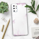 Marbleized Swirling Pink Border v5 - Premium Vinyl Skin Decal for Samsung Galaxy S25 Ultra, S24, S23, S22 & All Galaxy S Models