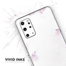Marbleized Swirling Pink Border v5 - Premium Vinyl Skin Decal for Samsung Galaxy S25 Ultra, S24, S23, S22 & All Galaxy S Models