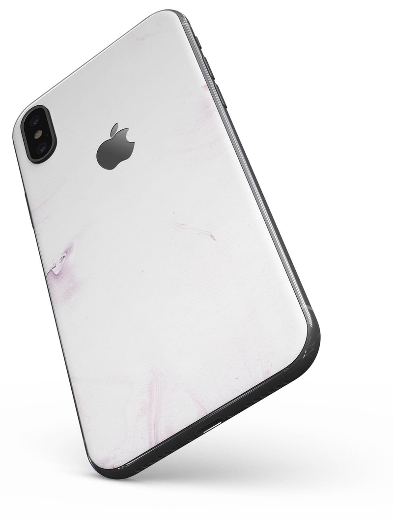 Marbleized Swirling Pink Border v5 - iPhone X Skin-Kit